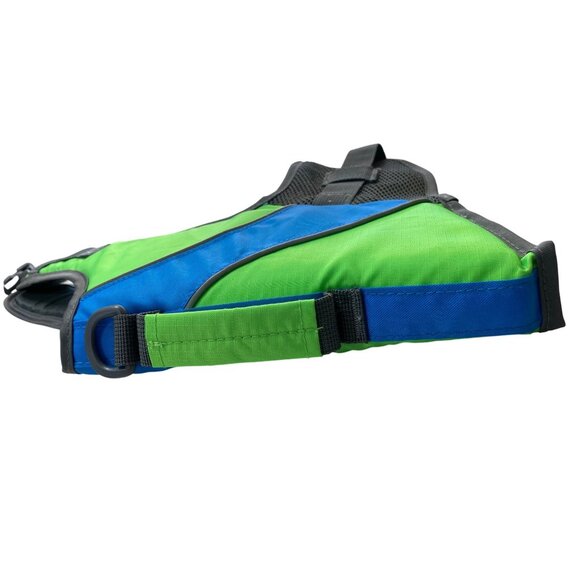Dog Life Vest Safety Jacket XS Green & Blue - Picture 6 of 6